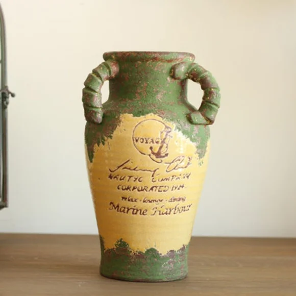 Vintage-antique retro old  three ears flower Pitcher/Vase - Picture 10 of 10